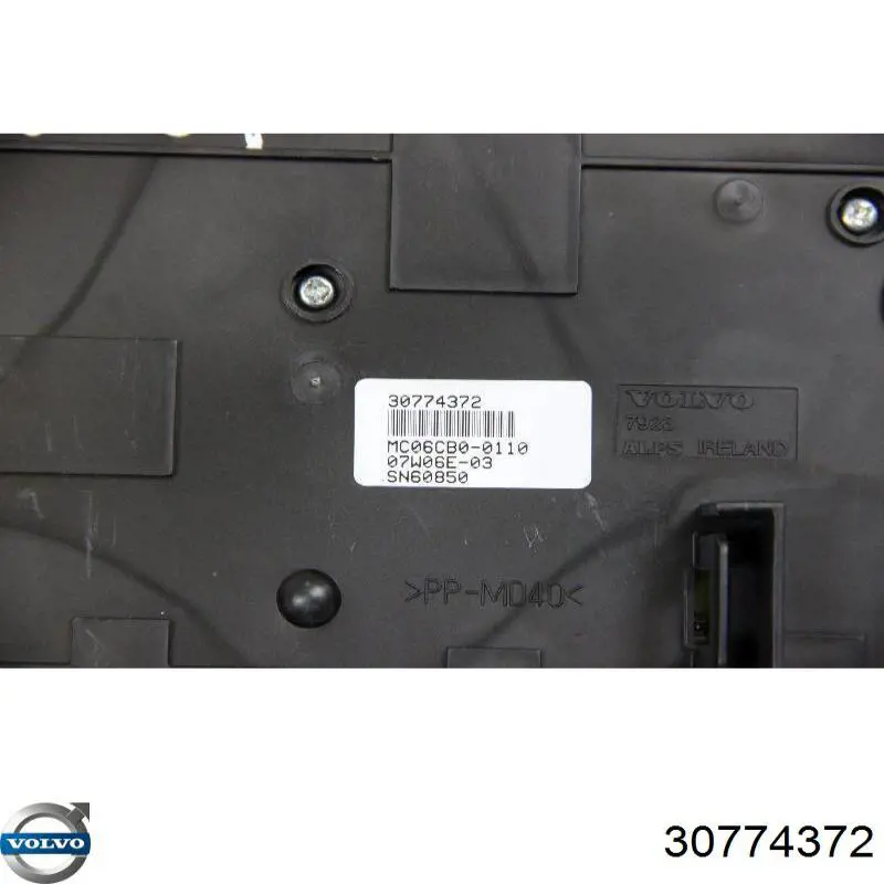 Блок управління режимів опалення / кондиціонування Volvo 30782909