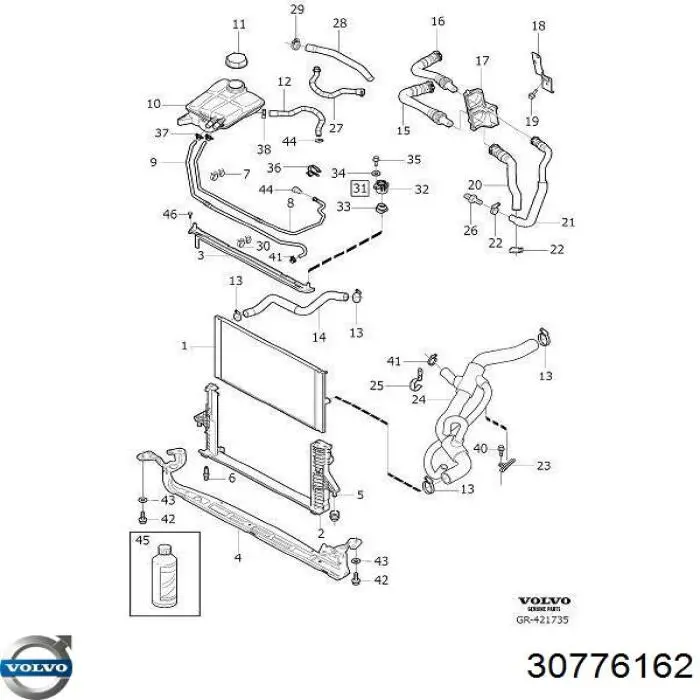  Volvo 30776162 ціна, від 79.08 USD