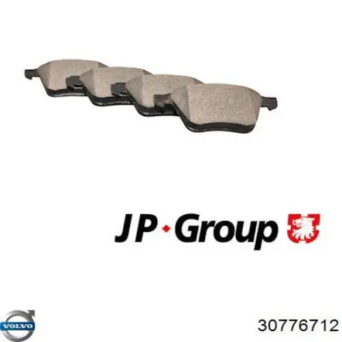 Передні тормозні колодки 30776712 Volvo