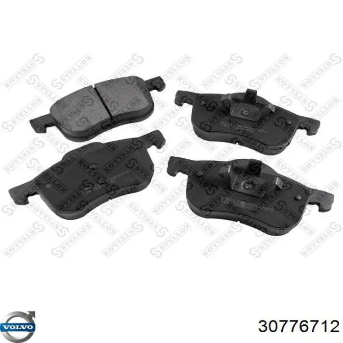 Купити 30776712 Volvo Колодки гальмівні передні, дискові