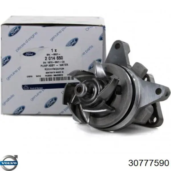 Помпа охолодження Volvo 30777590 ціна, від 31.33 USD