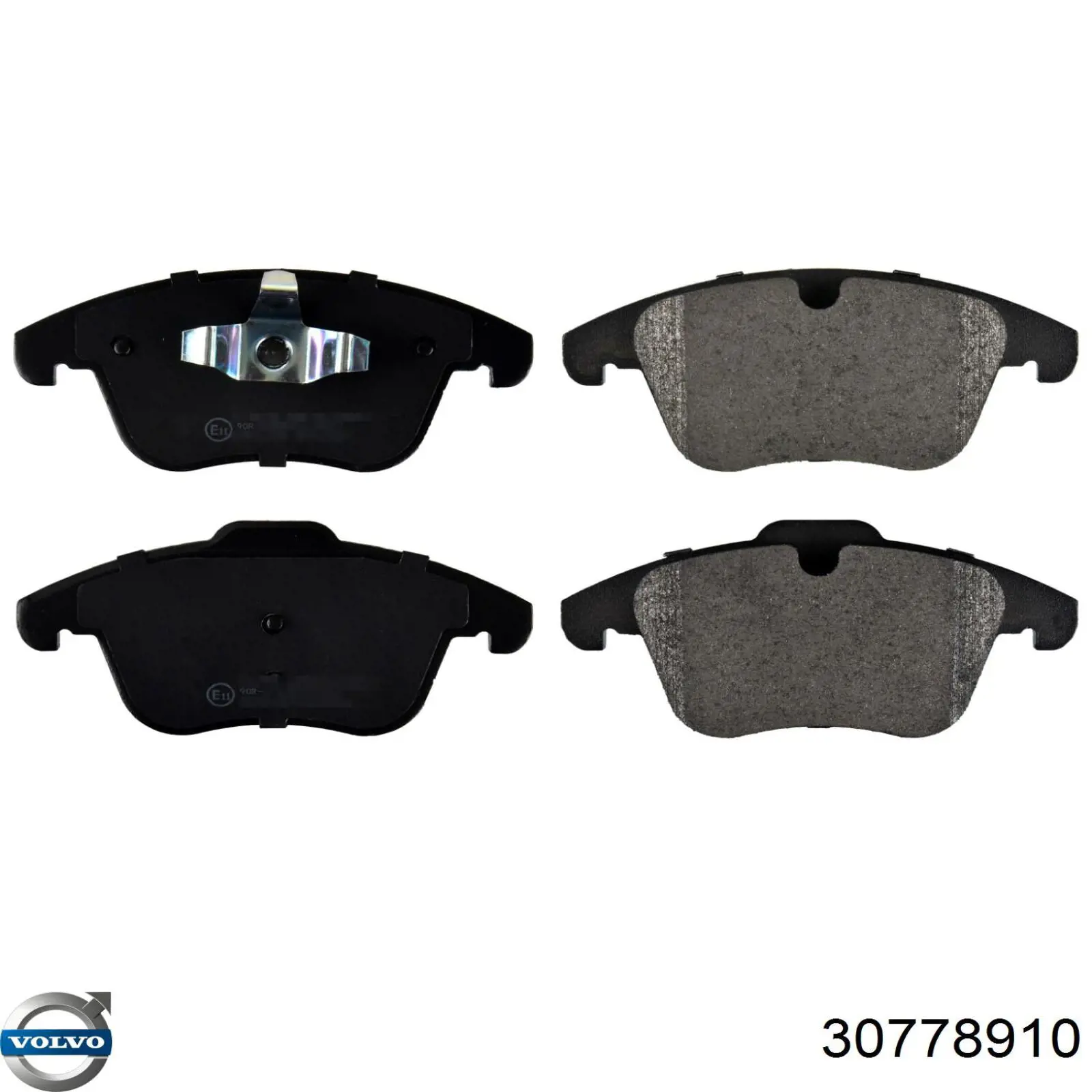 Купити 30778910 Volvo Колодки гальмівні передні, дискові