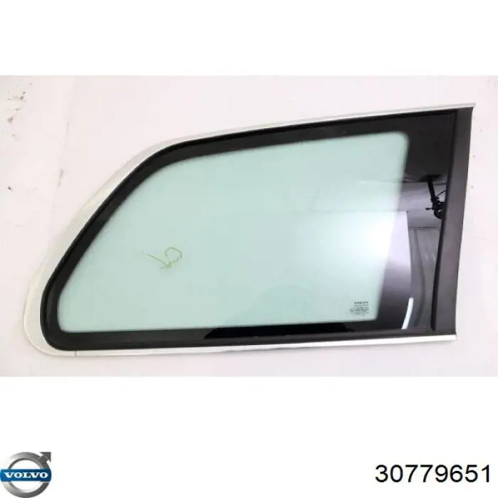 30779651 Volvo Стукло багажника, праве
