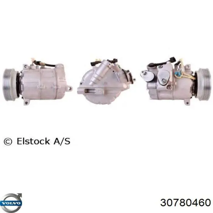 Компресор системи кондиціювання Volvo 30780460 ціна, від 316.68 USD