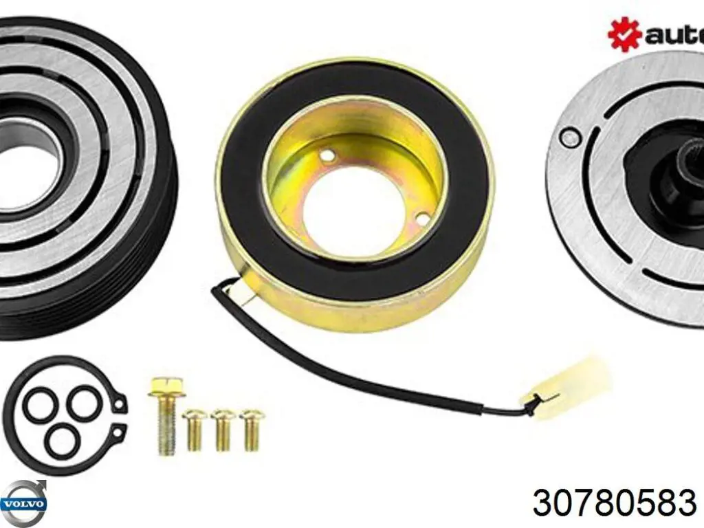 Купити 30780583 Volvo Шків компресора кондиціонера