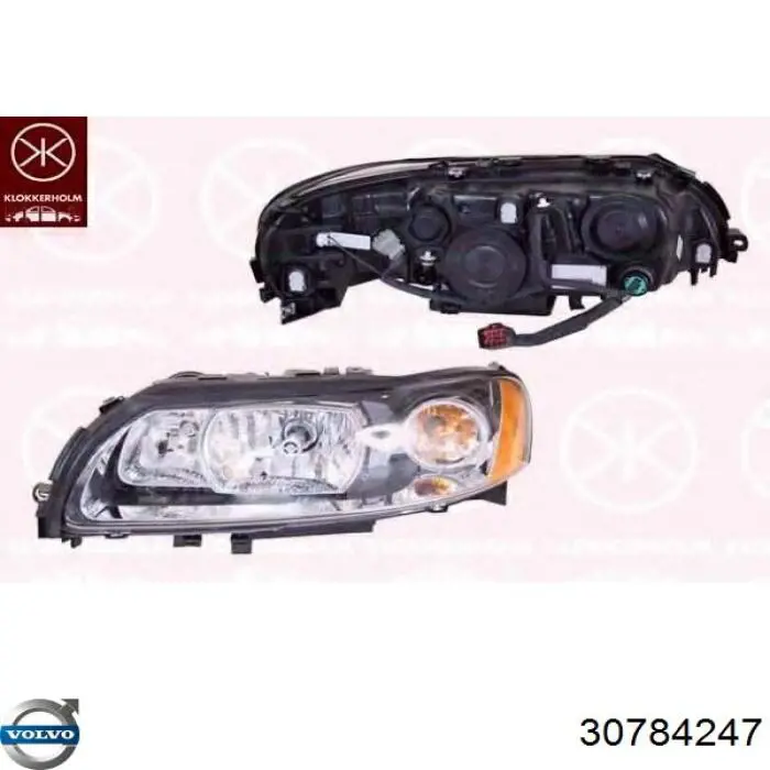 Купити 30784247 Volvo Основна фара в зборі ліва