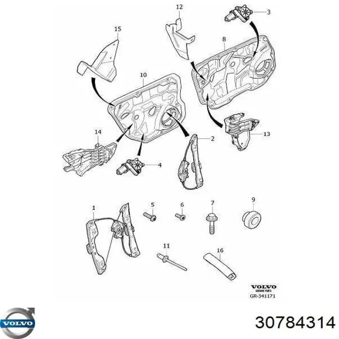  Volvo 30784314 ціна, від 10.12 USD