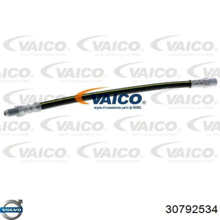 Шланг гальмівний задній 3104420 Volvo