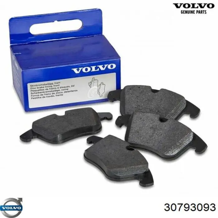 Задні гальмівні колодки Volvo 30793093 ціна, від 26.16 USD