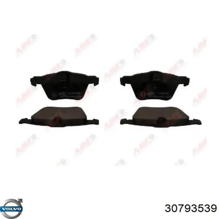 Тормозні колодки Volvo 30793539