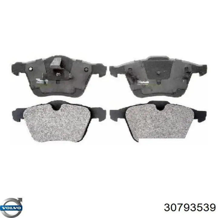 Купити 30793539 Volvo Колодки гальмівні передні, дискові