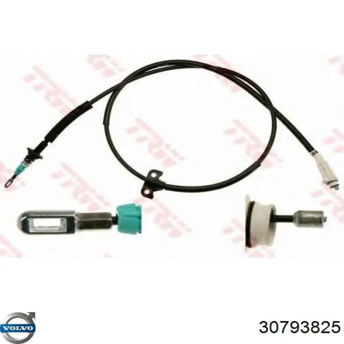 Трос ручного гальма задній, правий/лівий Volvo 30793825 ціна, від 26.20 USD