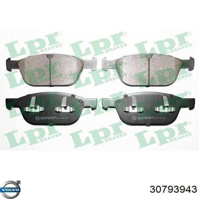 Гальмівні колодки Volvo 30793943 ціна, від 47.38 USD