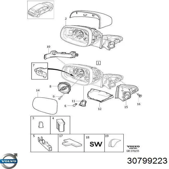  Volvo 30799223 ціна, від 45.03 USD