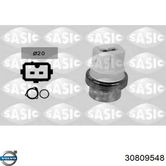 Купити 30809548 Volvo Датчик температури охлоджуючої рідини, на прилад