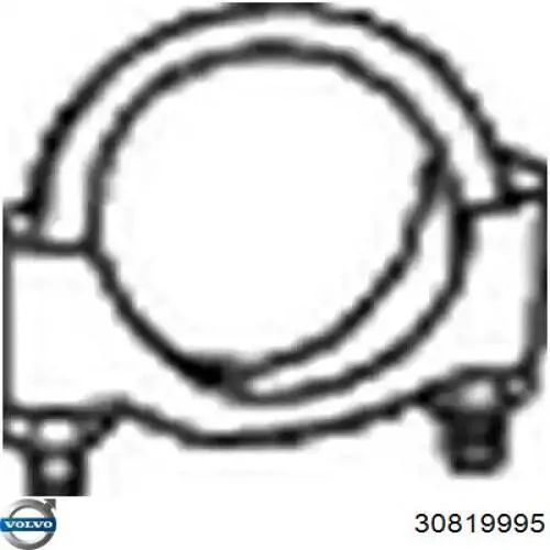 Кріплення глушника переднє Volvo 30819995 ціна, від 1.63 USD