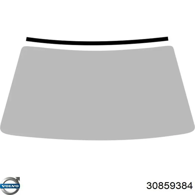 Молдинг лобового скла, верхній Volvo 30652115 ціна, від 7.04 USD