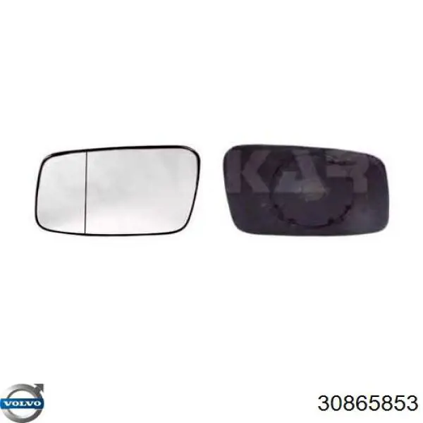30865853 Volvo дзеркальний елемент дзеркала заднього виду, правого