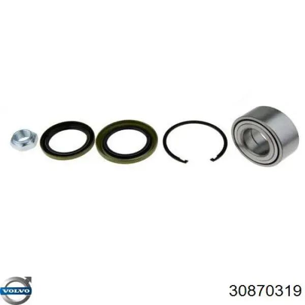 Комплект підшипник маточини передньої Volvo 30870319 ціна, від 17.42 USD
