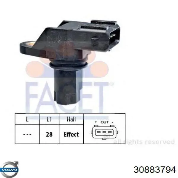 30883794 Volvo Датчик розподільного вала