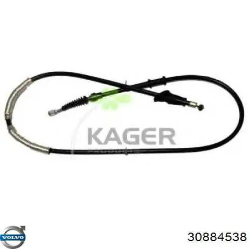 Купити 30884538 Volvo Трос ручного гальма задній, правий
