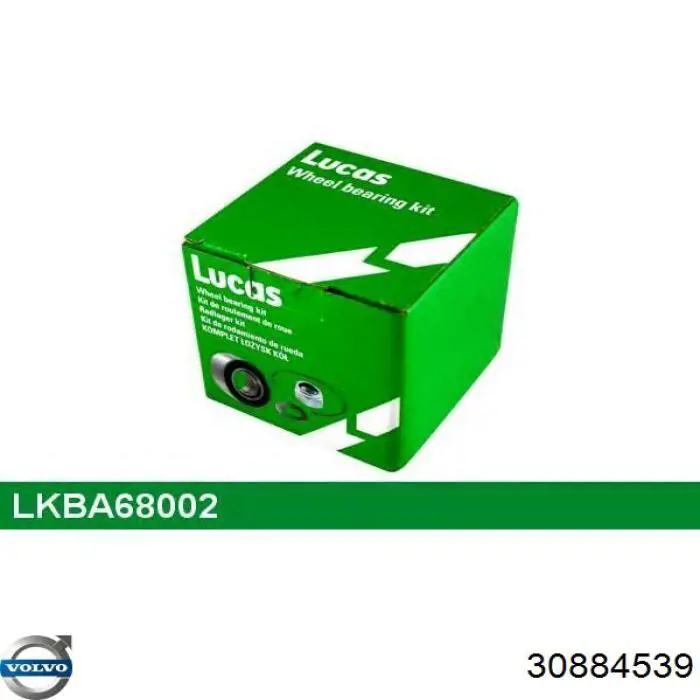 Підшипник ступиці 30884539 Volvo