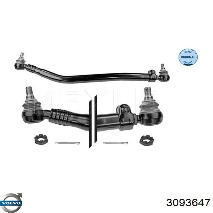 3093647 Volvo Зовнішній наконечник рульової тяги