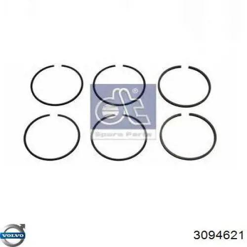3094621 Volvo Кільця поршневі компресора, на 1 циліндр, STD
