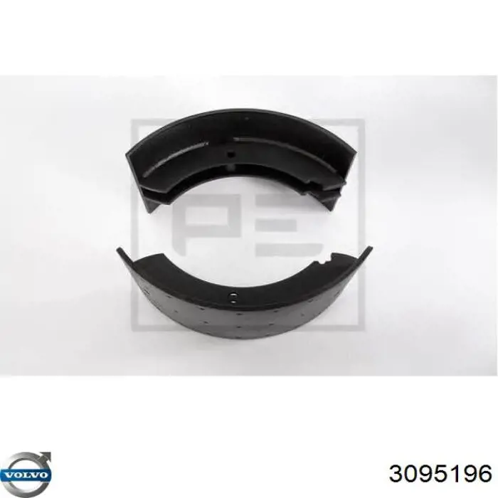 3095196 Volvo Колодки гальмівні задні, барабанні