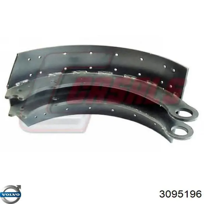 Колодки гальмові задні, барабанні Volvo 3095196 ціна, від 87.44 USD