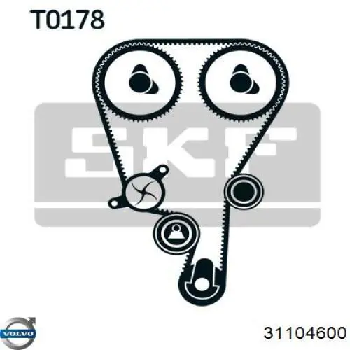 274184 Volvo Ремінь двигуна