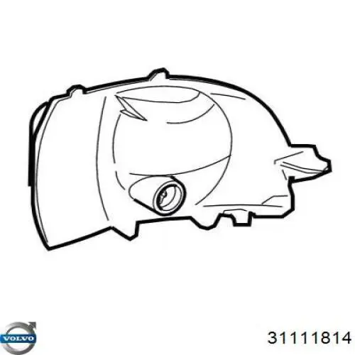 Покажчик повороту дзеркала, правий Volvo 31111814 ціна, від 21.86 USD