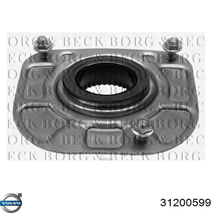 Опора стійки амортизатора переднього Volvo 31200599 ціна, від 30.89 USD