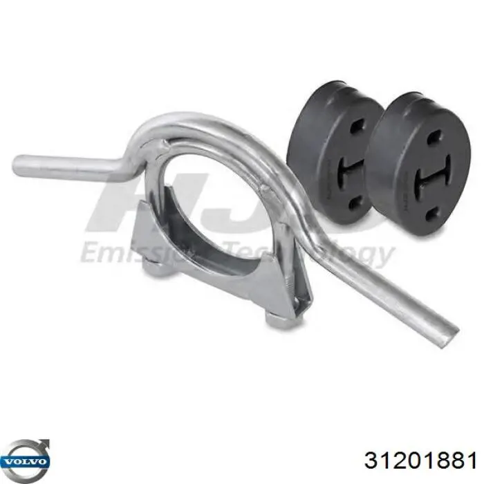 Вихлопна труба Volvo 31201881 ціна, від 141.08 USD
