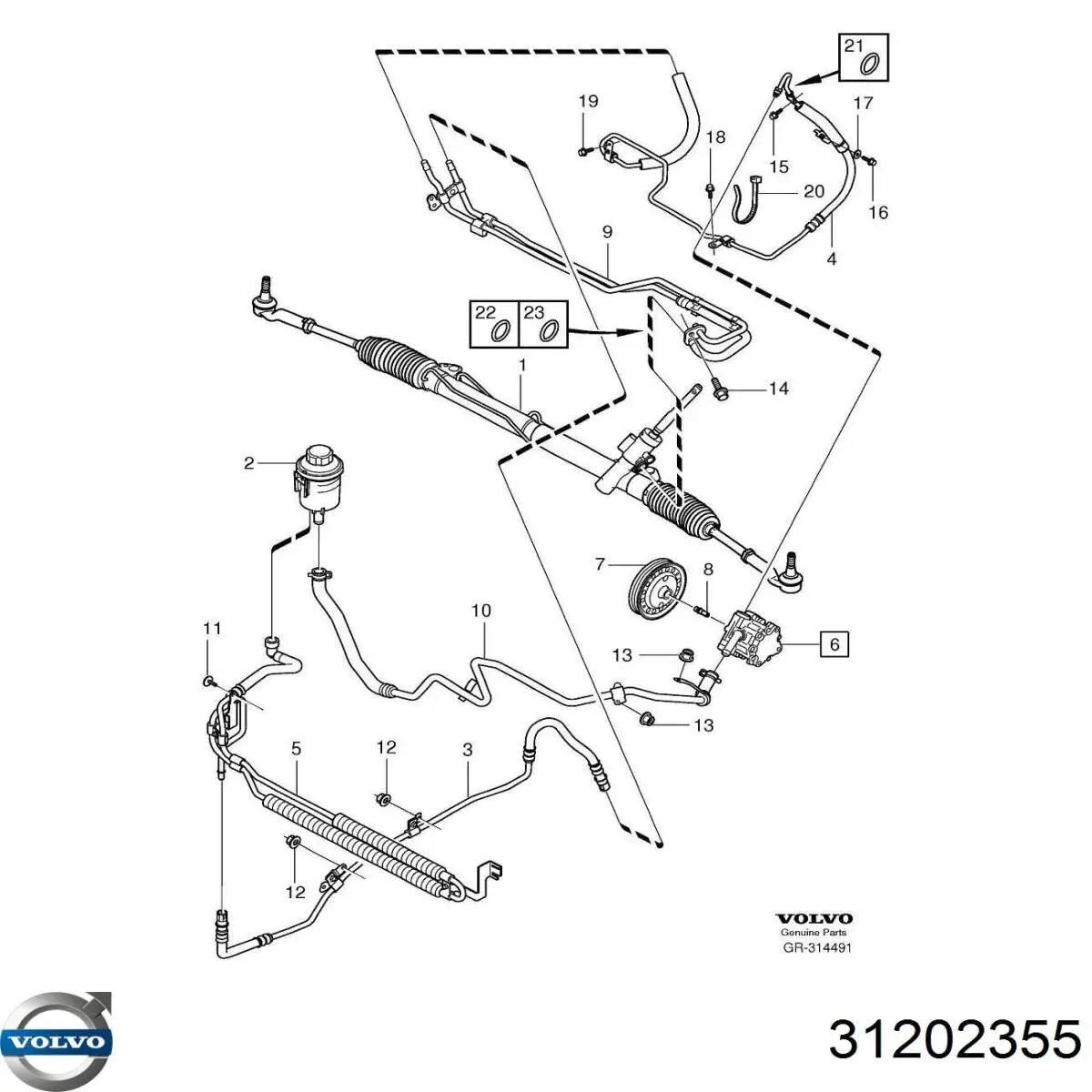 Volvo 31202355 ціна, від 358.32 USD