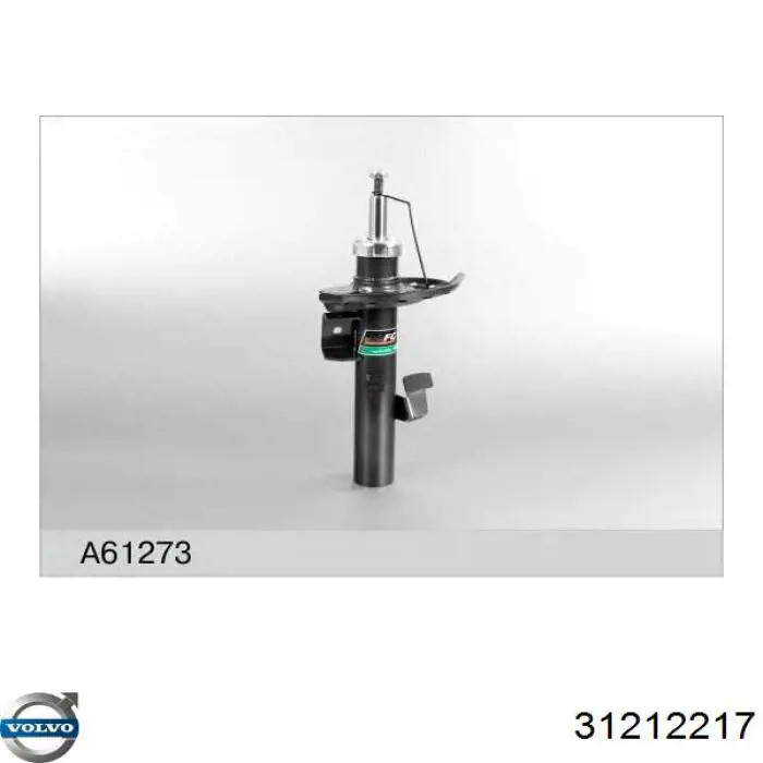 Амортизатор передній, правий Volvo 31212217 ціна, від 56.10 USD