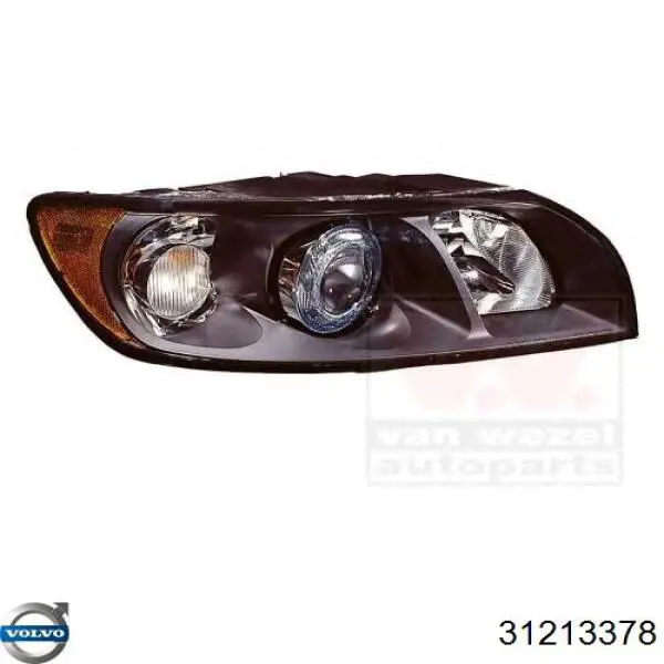 Фара правая Volvo 31213378 ціна, від 174.68 USD