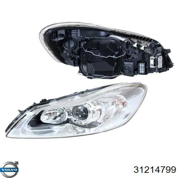 Купити 31214799 Volvo Основна фара в зборі ліва