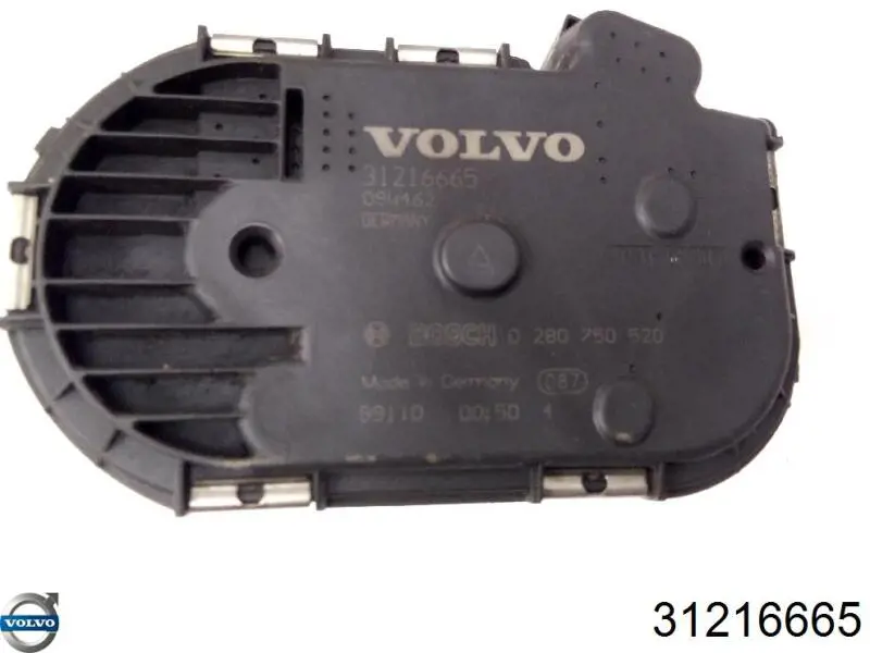 Дросільна заслінка в зборі Volvo C30 (M) (Вольво C30)