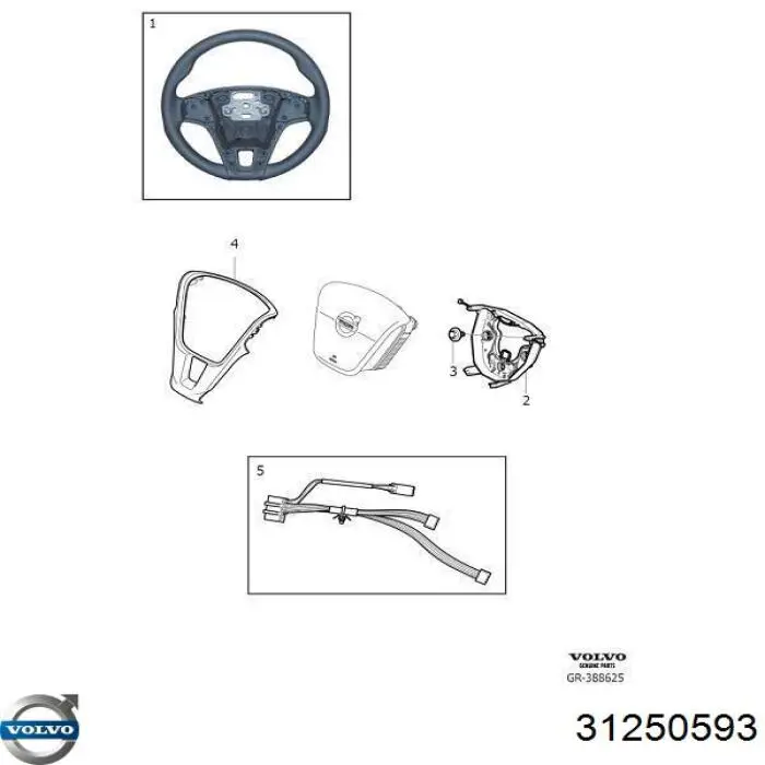  Volvo 31250593 ціна, від 47.86 USD