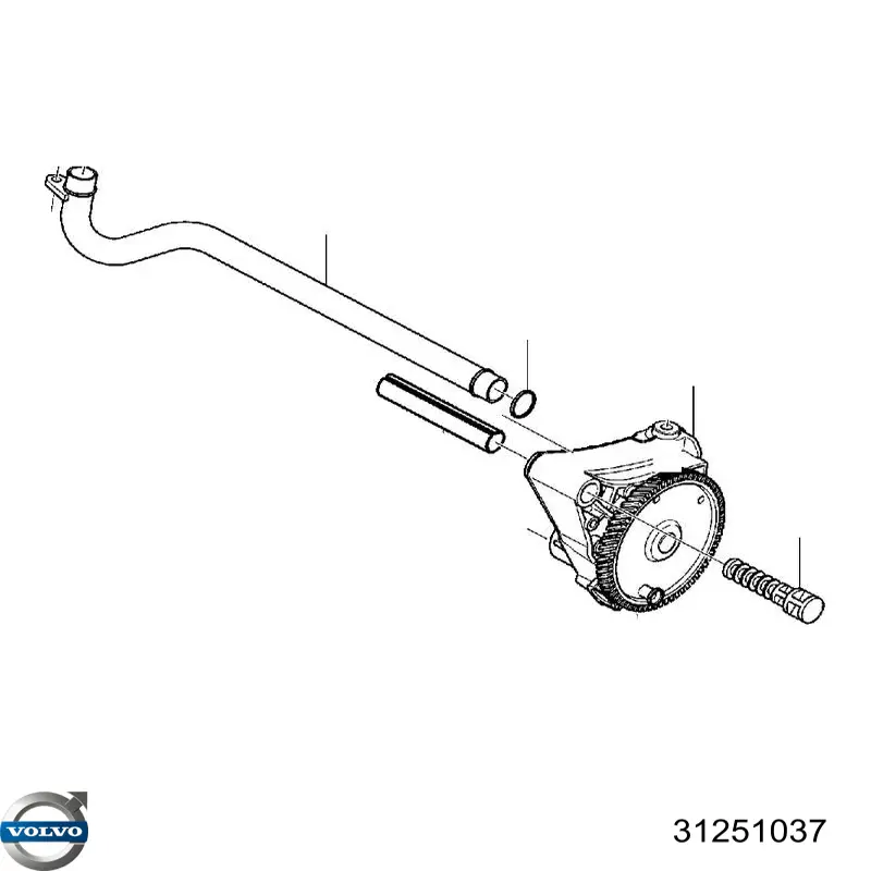Щуп-індикатор рівня масла в двигуні Volvo 31251037 ціна, від 31.67 USD