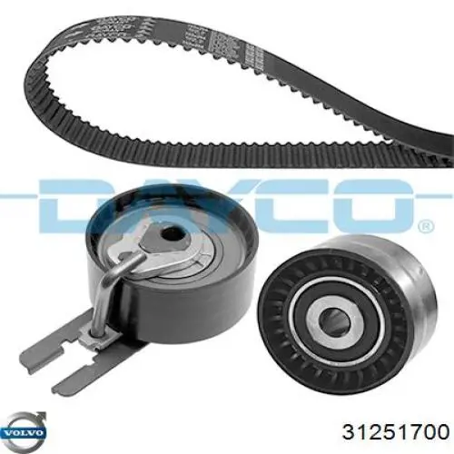 Комплект ГРМ Volvo 31251700 ціна, від 68.82 USD
