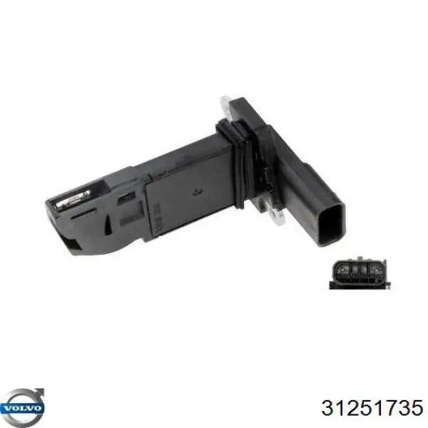 Купити 31251735 Volvo Повітромір
