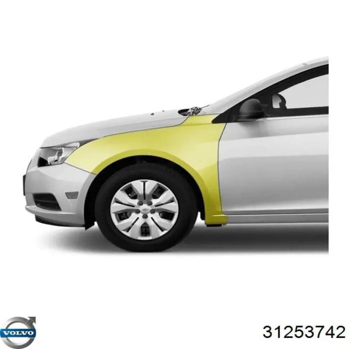 Купити 907601 Polcar Крило переднє ліве