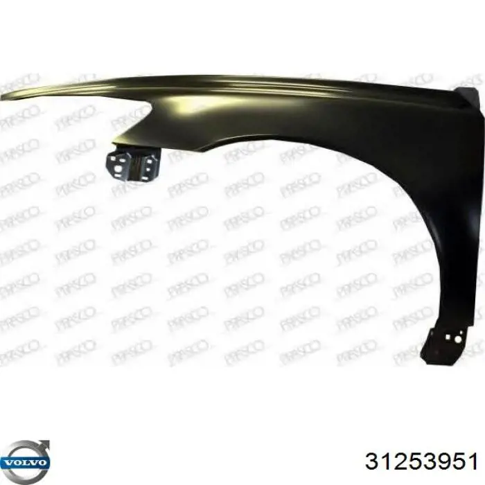 Ліве переднє крило Volvo 31253951 ціна, від 104.55 USD