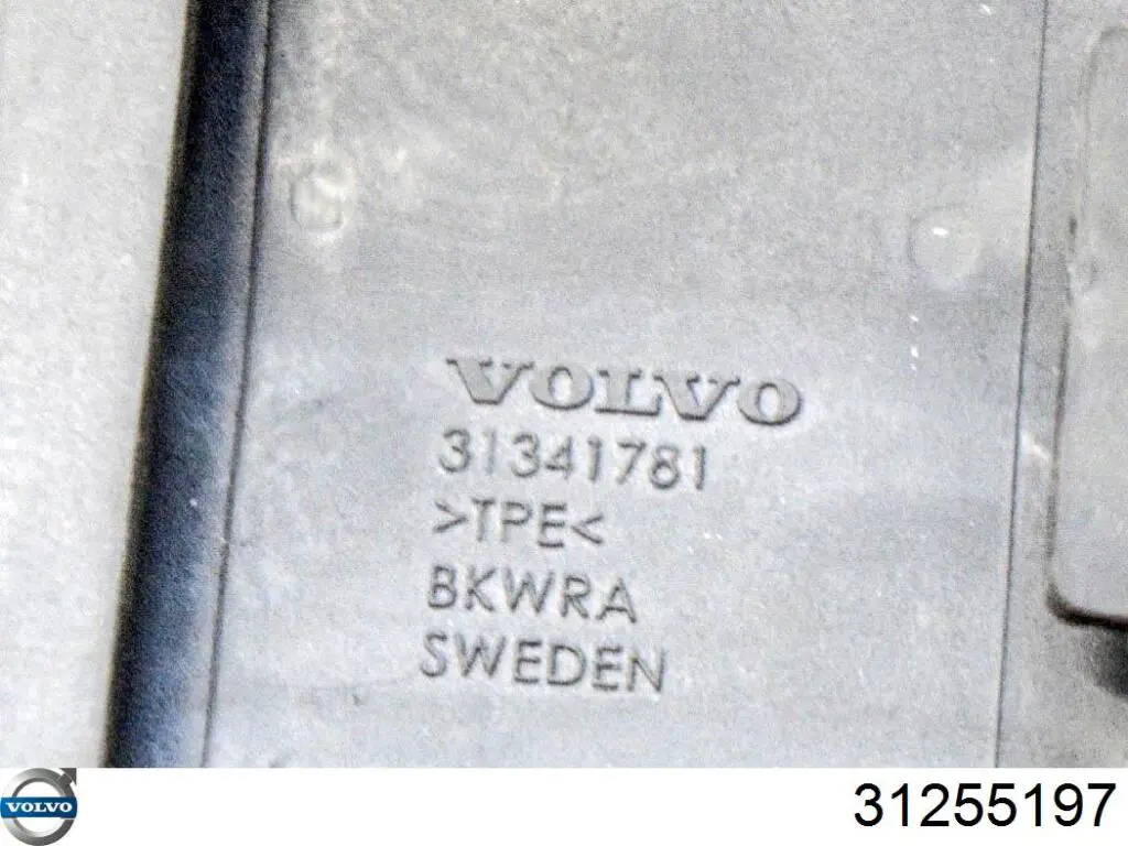 31255197 Volvo дзеркальний елемент дзеркала заднього виду, правого