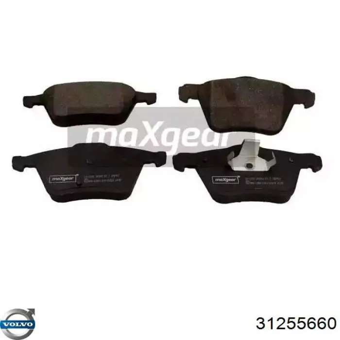 Гальмівні колодки Volvo 31255660 ціна, від 37.52 USD