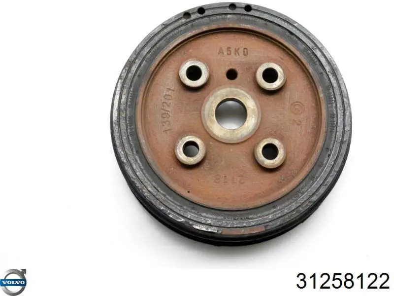 Купити 31258122 Volvo Шків колінчастого вала