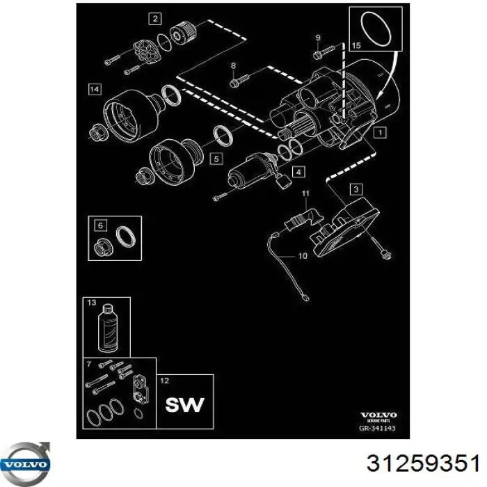  Volvo 31259351 ціна, від 107.36 USD