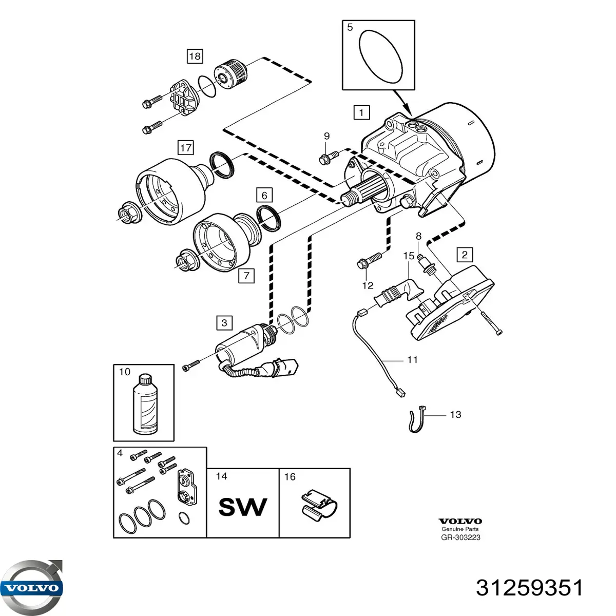 Купити 31259351 Volvo 